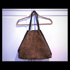SANCTUARY LEATHER AND LEOPARD TOTE!